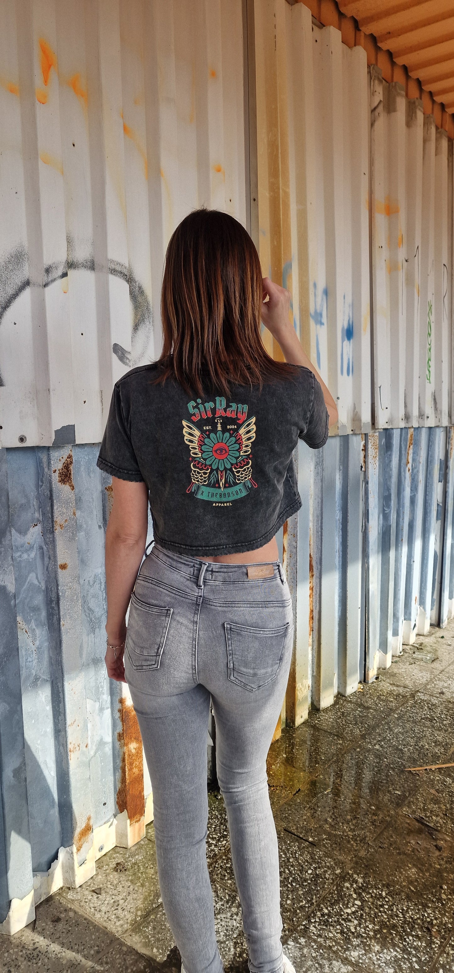 Cropped T-Shirt OLDSCHOOL