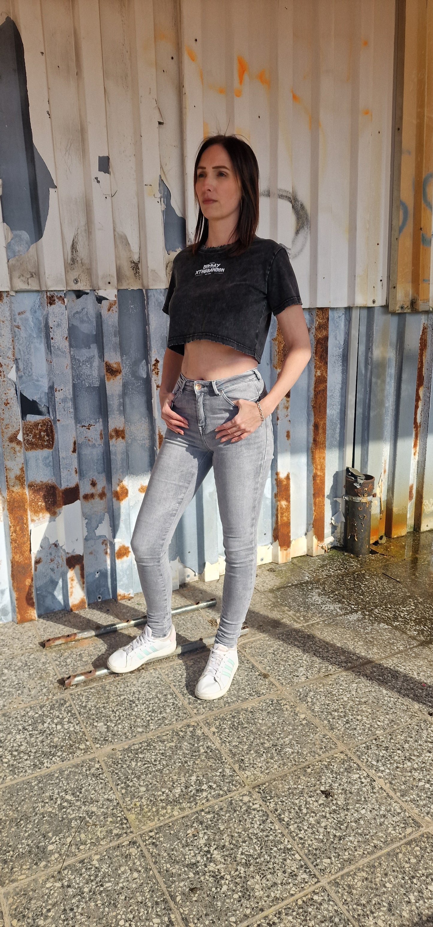 Cropped T-Shirt OLDSCHOOL