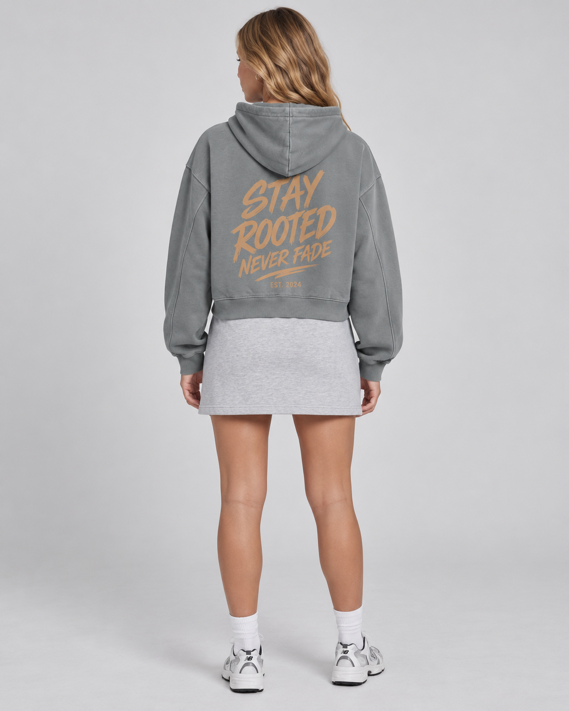 SXB ESSENTIAL Women's Cropped Hoodie Rückansicht